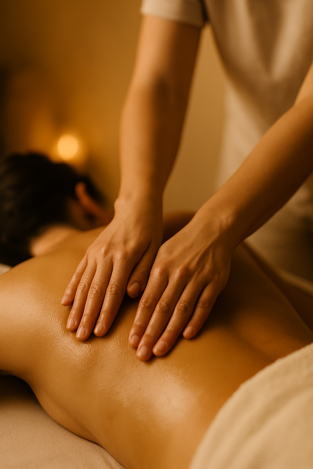Professional massage therapy treatment